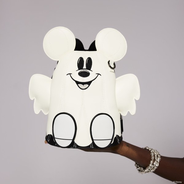 Bolsa de Bandolera Figural Mickey & Minnie Ghost Glow - Disney Loungefly