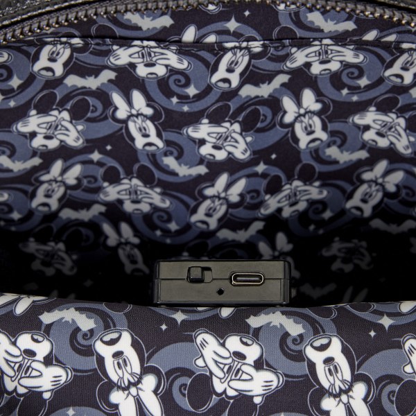Mini mochila luminosa de Mickey y Minnie Fantasma – Disney Loungefly