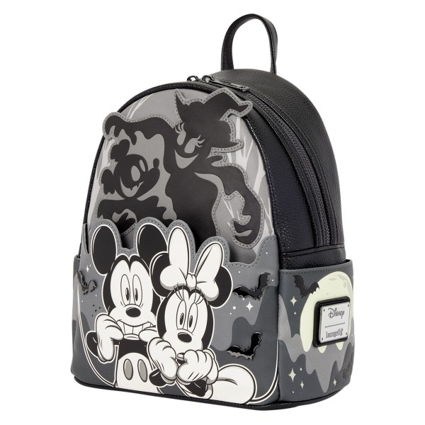 Mini mochila luminosa de Mickey y Minnie Fantasma – Disney Loungefly