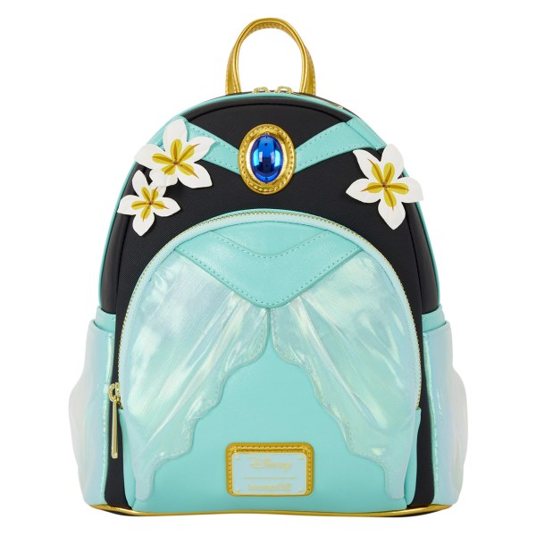 Mini Mochila Cosplay Princesa Jasmine con Charm de Lámpara - Disney Loungefly Aladdin
