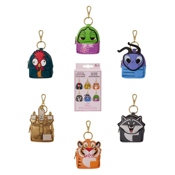 Llavero Mini Mochila Mistério de los Compañeros de Princesa - Disney Loungefly