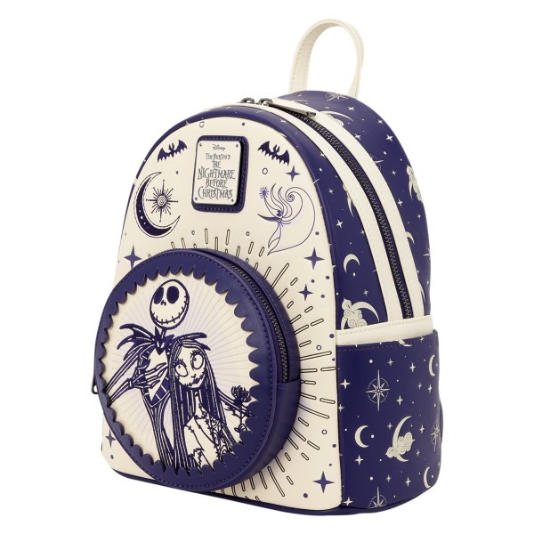 Mini Mochila Jack & Sally Cielo Nocturno - Disney Loungefly