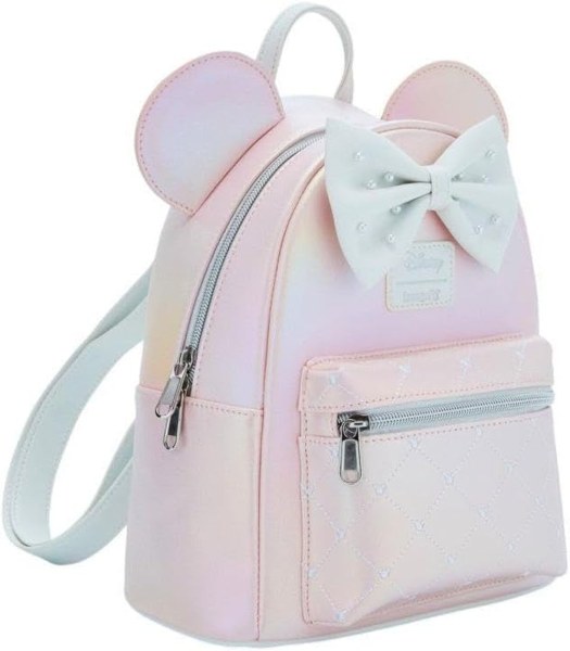 Mochila Minnie Mouse Rosa Perla - Disney Loungefly