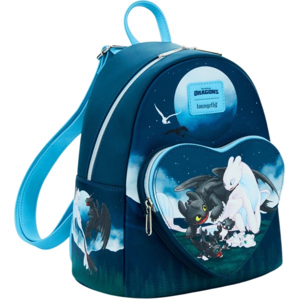 Mochila Loungefly How to Train Your Dragon Toothless And Light Fury Scene Collection 26cm