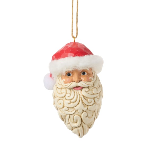 CABEZA DE PAPÁ NOEL VINTAGE - JIM SHORE HEARTWOOD CREEK