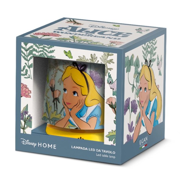 ALICIA EN EL PAÍS DE LAS MARAVILLAS - Lámpara de Escritorio LED Recargable - 11cm