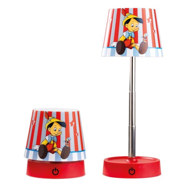 PINOCCHIO - Lámpara de Escritorio LED Recargable - 11cm - DISNEY