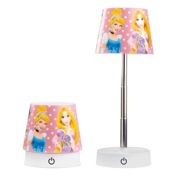 PRINCESAS DISNEY - Lámpara de Escritorio LED Recargable - 11cm