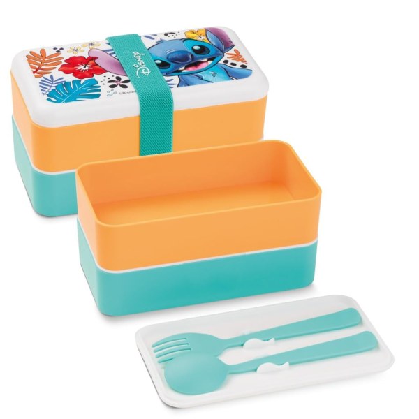 STITCH - Cajas de almuerzo 18x10cm - Blanco