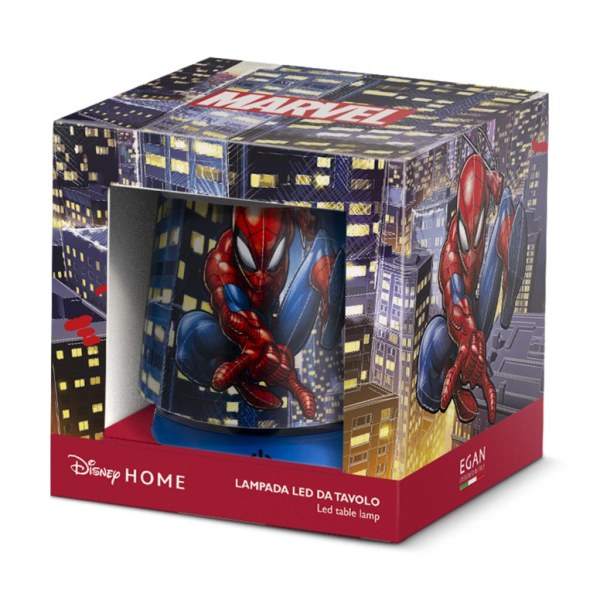 SPIDER-MAN - Lámpara de Escritorio LED Recargable - 11cm