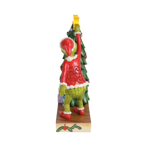 GRINCH TIRANDO LA ESTRELLA DEL ÁRBOL NAVIDEÑO LED