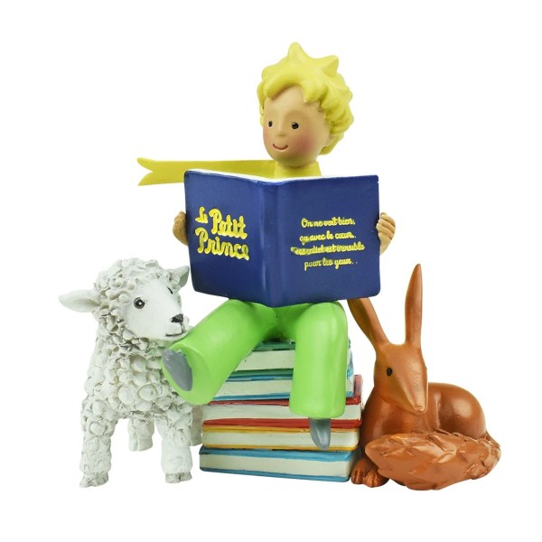 FIGURINA EL PRINCIPITO LIBRO ZORRO OVEJA (WINDOW BOX)