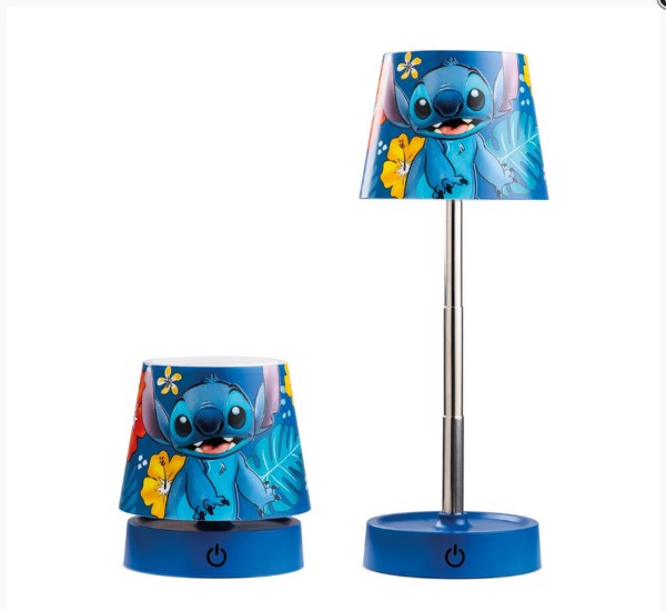 LÁMPARA DE MESA DISNEY STITCH AZUL CM 11