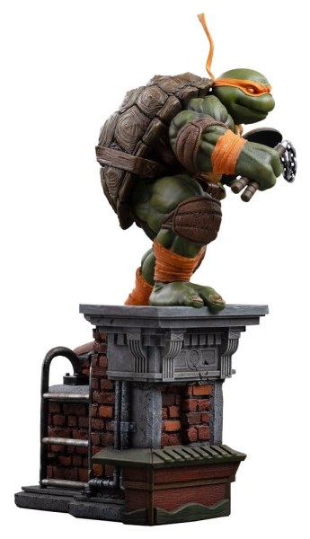 Estatua Tortugas Ninja 1/10 Art Scale Michelangelo Unleashed 24 cm
