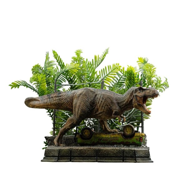 Estatuilla Jurassic Park Icons T-Rex Breakout Set A 17 cm