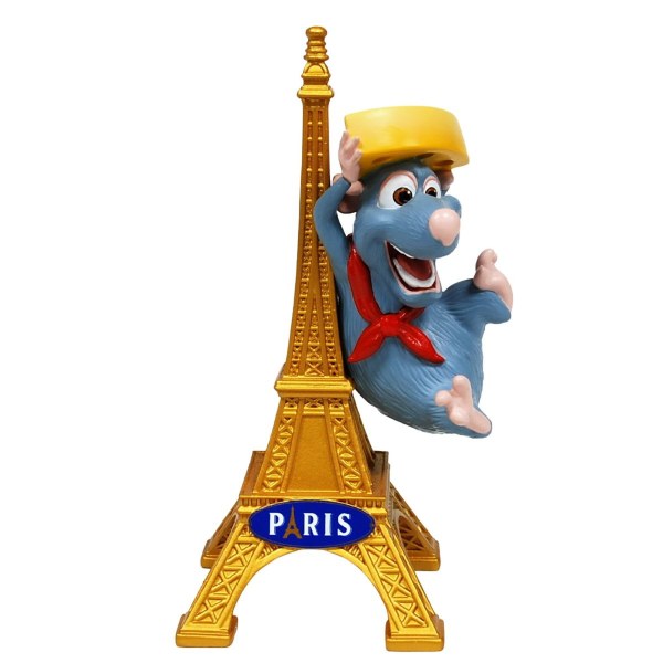 FIGURA RESINA REMY EN TORRE EIFFEL - DISNEY RATATOUILLE