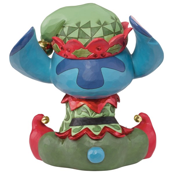 Figurita Stitch Elfo Navideño Disney 37,3 cm por Jim Shore – Exclusiva Costco – Disney Traditions