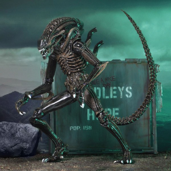ALIEN - FIGURA DE ACCIÓN 7" - ULTIMATE ALIENS WARRIOR 1986 (MARRÓN)