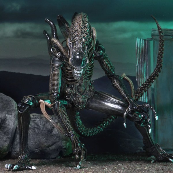 ALIEN - FIGURA DE ACCIÓN 7" - ULTIMATE ALIENS WARRIOR 1986 (MARRÓN)