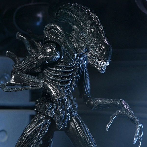 ALIENS - FIGURA DE ACCIÓN A ESCALA 7" - XENOMORFO GUERRERO SUPREMO 40 ANIVERSARIO (NEGRO)