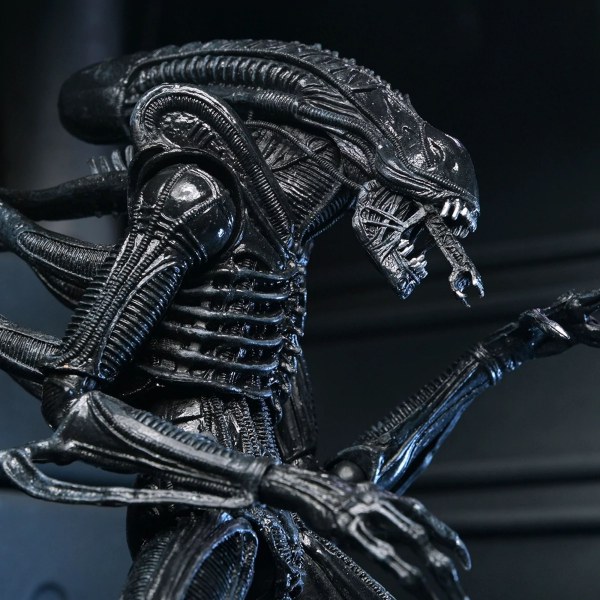 ALIENS - FIGURA DE ACCIÓN A ESCALA 7" - XENOMORFO GUERRERO SUPREMO 40 ANIVERSARIO (NEGRO)