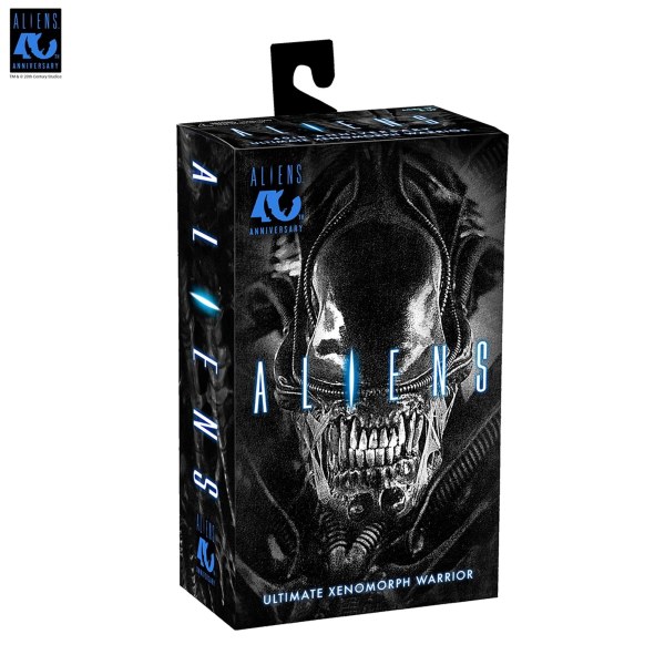 ALIENS - FIGURA DE ACCIÓN A ESCALA 7" - XENOMORFO GUERRERO SUPREMO 40 ANIVERSARIO (NEGRO)