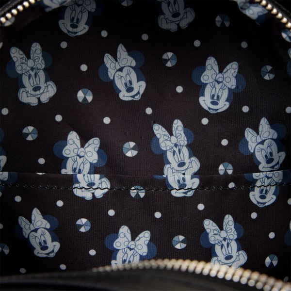 Mini mochila Minnie Mouse con tachuelas y cadenas - Disney Loungefly
