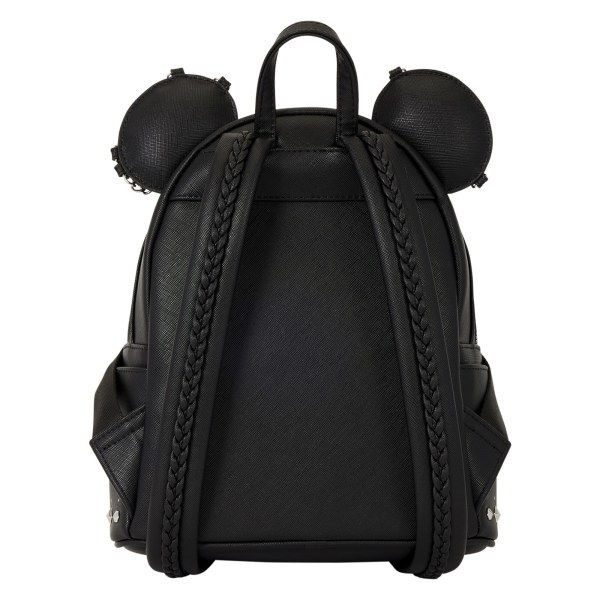 Mini mochila Minnie Mouse con tachuelas y cadenas - Disney Loungefly