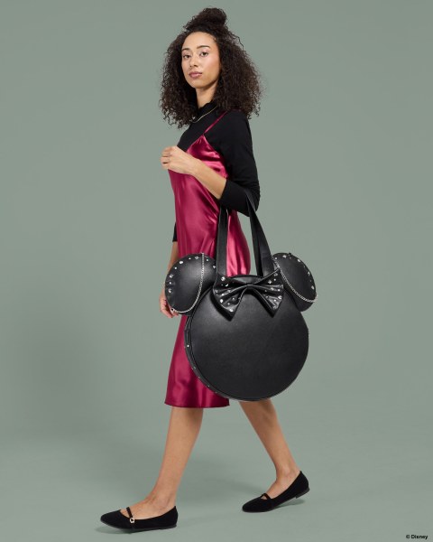 Bolsa Tote Minnie Mouse Studs & Chains - Disney Loungefly