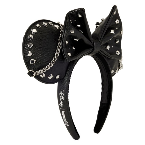 Diadema Orejas Minnie Mouse con Tachuelas y Cadenas - Disney Loungefly