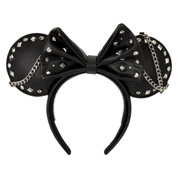 Diadema Orejas Minnie Mouse con Tachuelas y Cadenas - Disney Loungefly