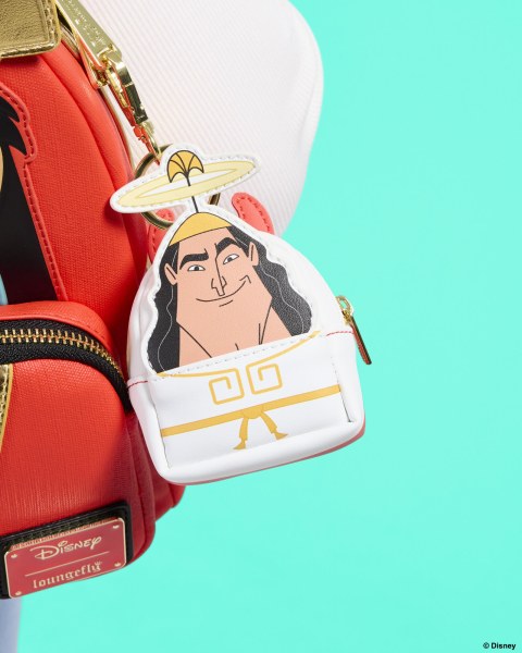 Llavero Mini Mochila Reversible Devil & Angel Kronk - Disney Loungefly Kuzco El Emperador y Sus Locuras