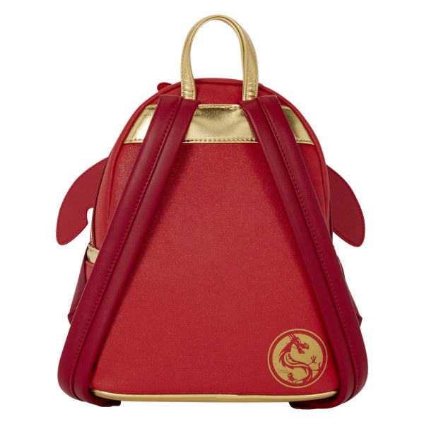 Mini Mochila Purpurina Cosplay Mushu - Disney Loungefly Mulan