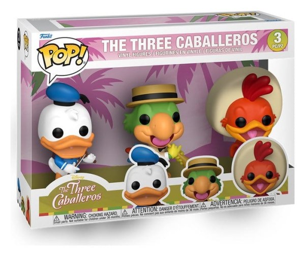 FUNKO POP! pack 3 figuras Los Tres Caballeros - Disney