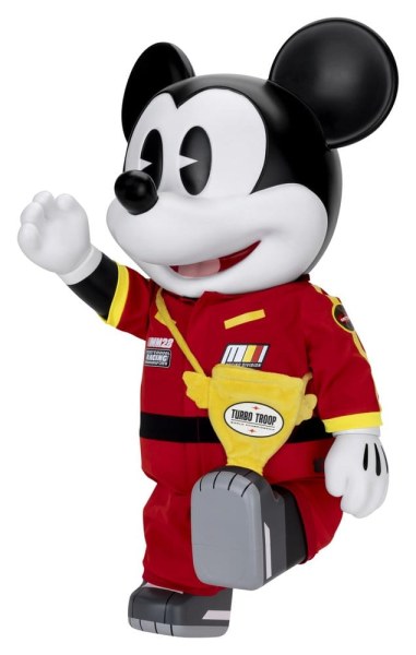 Vinilo Hucha SYAKING-BANG!! Figurina Funcional Auto de Carreras Mickey 48 cm - Disney Mickey and Friends
