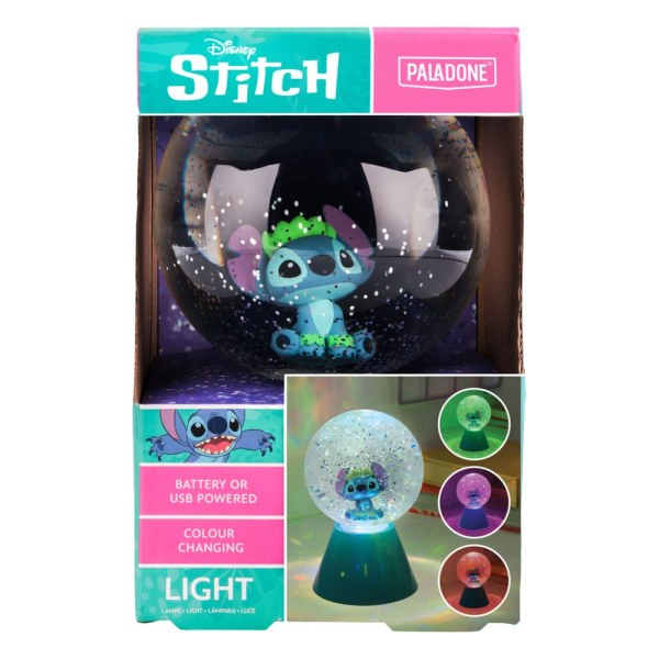 Lámpara LED Stitch Bola Brillo 17 cm - Disney Lilo & Stitch
