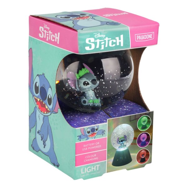 Lámpara LED Stitch Bola Brillo 17 cm - Disney Lilo & Stitch