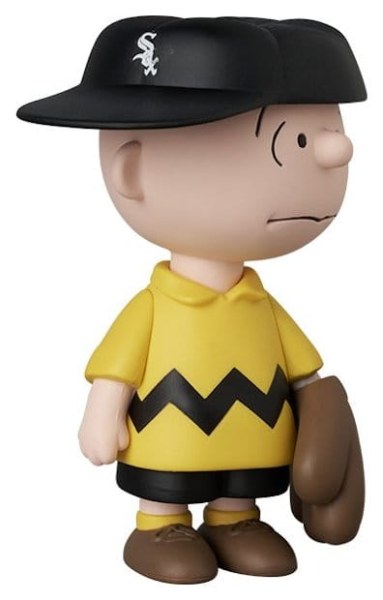 Figura PVC UDF Chicago White Sox Charlie Brown 9 cm - MLB × Peanuts