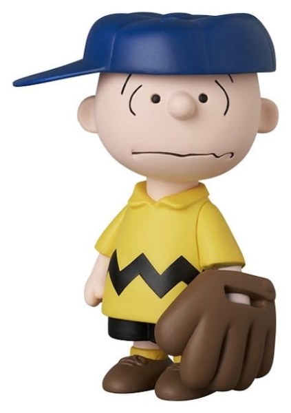 Figura PVC UDF Los Angeles Dodgers Charlie Brown 9 cm - MLB × Peanuts