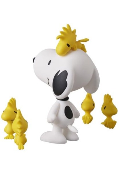 mini figura Medicom UDF serie 19 La felicidad es tener a todos tus amigos 8 cm - Peanuts