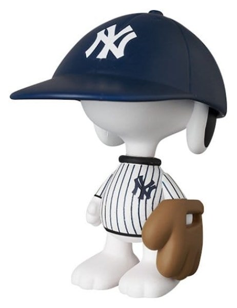 Figura PVC UDF New York Yankees Snoopy 7 cm - MLB × Peanuts