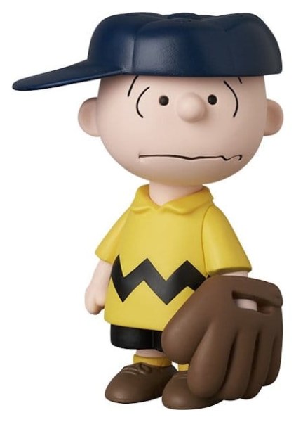 figurita PVC UDF New York Yankees Charlie Brown 9 cm - MLB × Peanuts