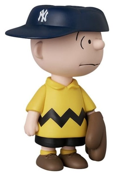 figurita PVC UDF New York Yankees Charlie Brown 9 cm - MLB × Peanuts