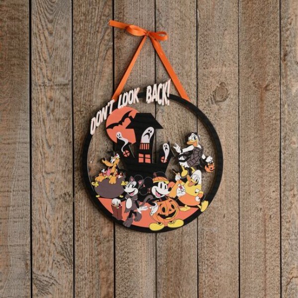 Placa Decorativa Halloween Mickey & Friends - Disney