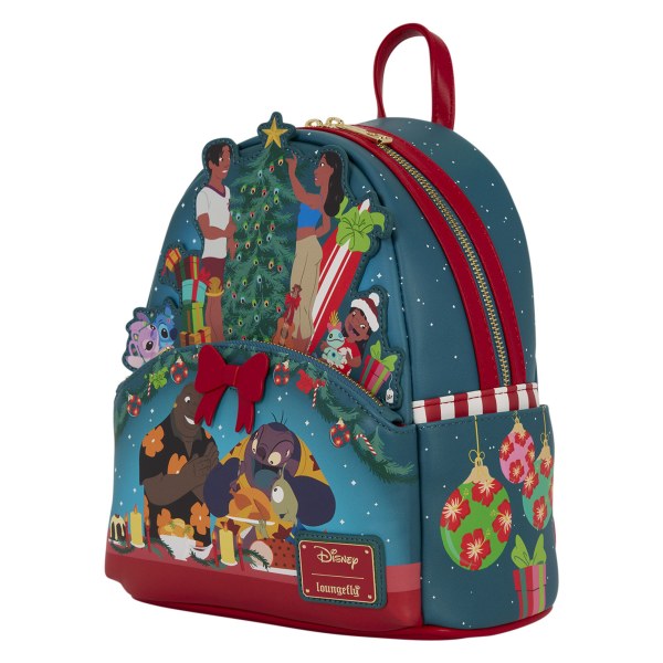Mini mochila Lilo & Stitch Celebración Navideña - Disney Loungefly