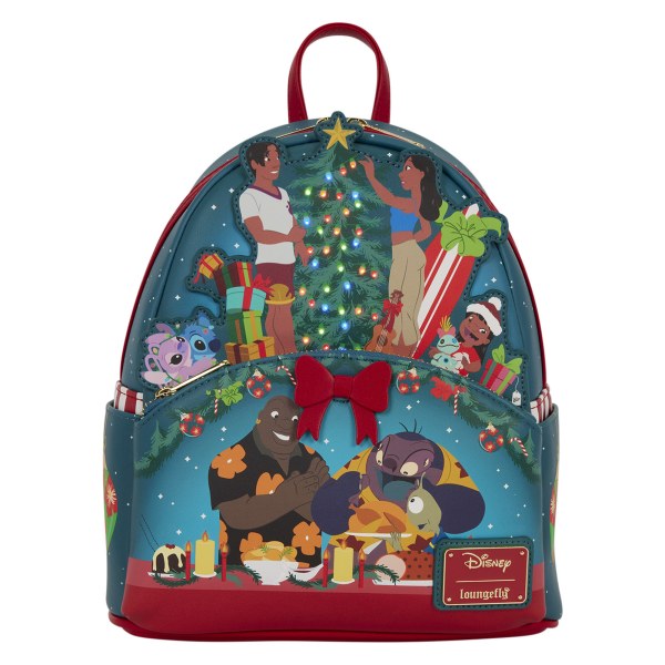 Mini mochila Lilo & Stitch Celebración Navideña - Disney Loungefly