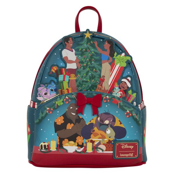 Mini mochila Lilo & Stitch Celebración Navideña - Disney Loungefly