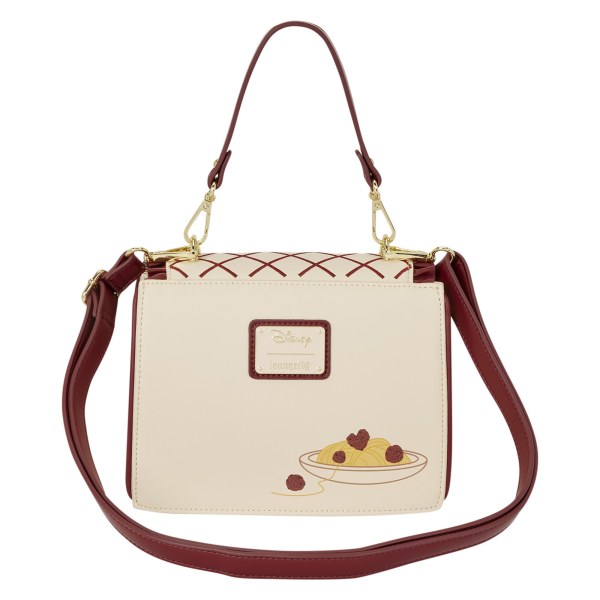 Bolso bandolera Dama y Vagabundo Spaghetti Dinner Charm - Disney Loungefly