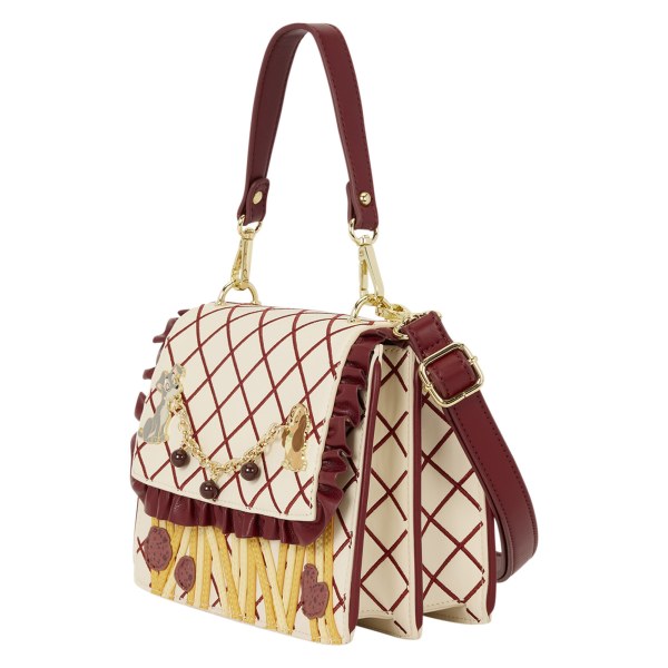 Bolso bandolera Dama y Vagabundo Spaghetti Dinner Charm - Disney Loungefly