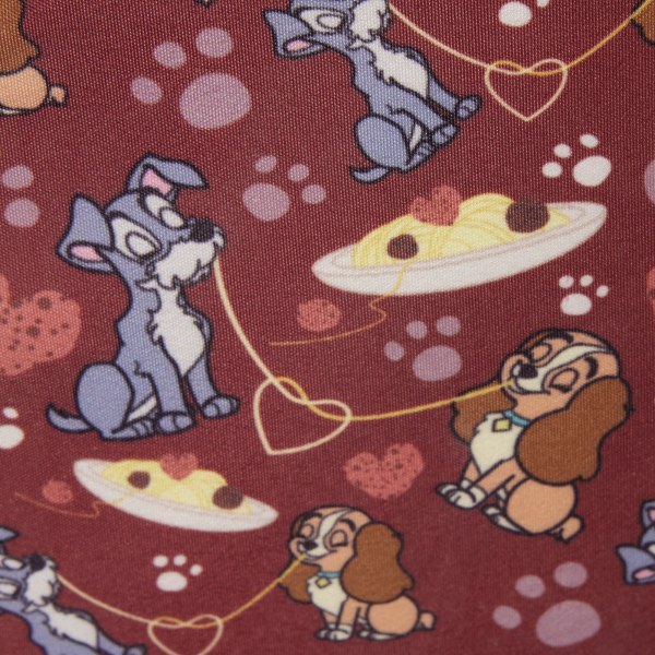 Bolso bandolera Dama y Vagabundo Spaghetti Dinner Charm - Disney Loungefly
